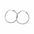 20 mm Ladies' Platinum Hoop Earring